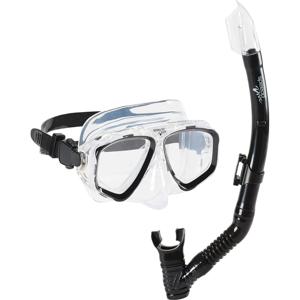 Набір маска і трубка Speedo ADLT ADVT MSKSKL SET 006 чорний, прозорий Уні